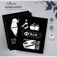 Набор предметных тетрадей 48 листов, «Комикс Аниме», 12 предметов