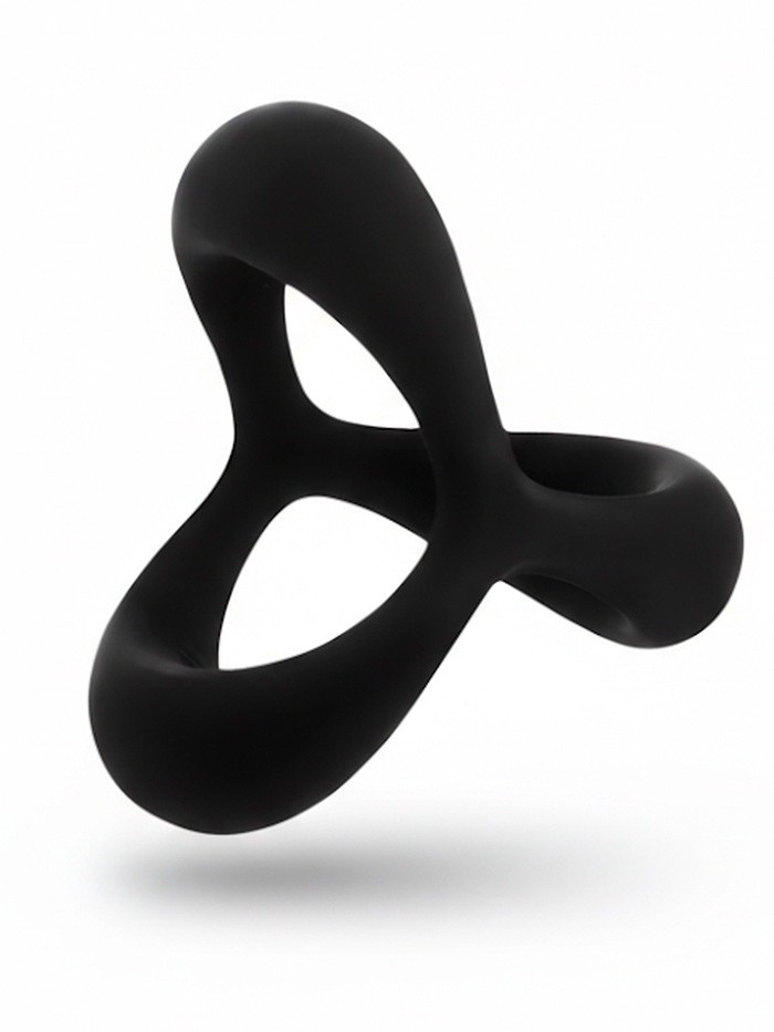 Эрекционное кольцо, софт-силикон, d=32 мм, черный