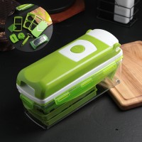 Тёрка с лотком Доляна «Фреш Флеш», 7 насадок