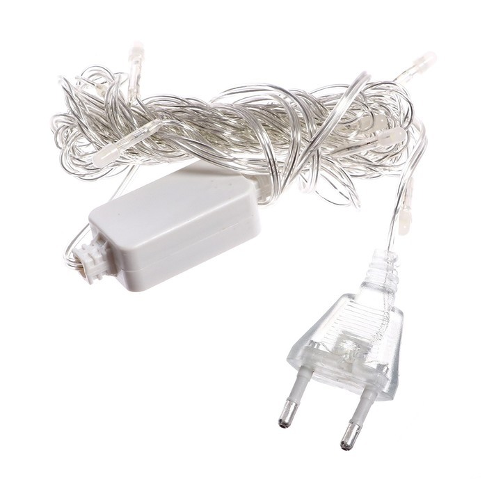 Гирлянда новогодняя своими руками «Звезда», 10 ламп, 1 режим, белый свет, 220 В