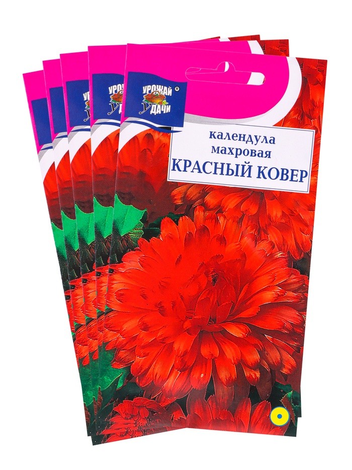 Набор семян Календула махровая "Красный ковёр", 5 шт.