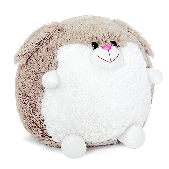 Мягкая игрушка «Заяц», круглый, 34 см