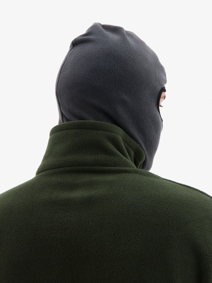 Маска-балаклава, флис, размер универсальный, серая