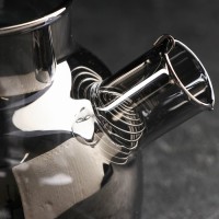 Чайник стеклянный заварочный «Глори», 1 л, с металлическим ситом, цвет золотой