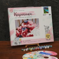 Картина по номерам на холсте с подрамником «Горное озеро», 40 х 50 см