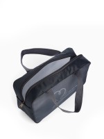 Косметичка-сумка на молнии в сетку, большая, с ручками, серая