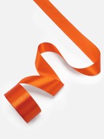 Лента атласная, 40 мм, 23±1 м, оранжевая №164
