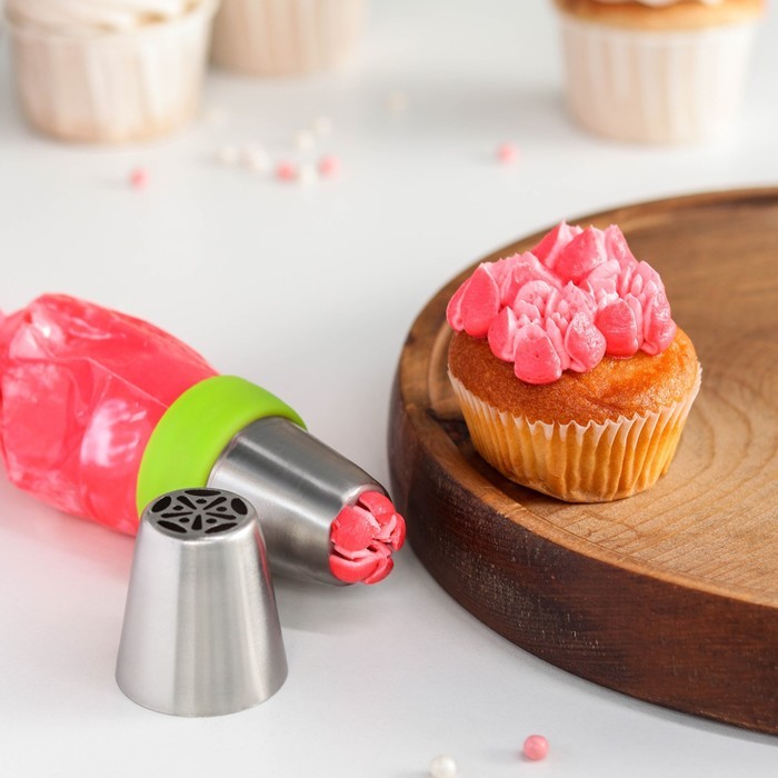 Насадка кондитерская «Цветок», d=3,5 см, вых. 1,9 см