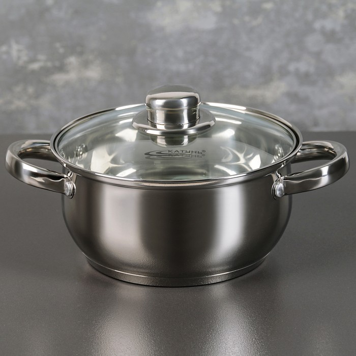 Набор кастрюль «Гретта», 2 предмета: 2,2 л; 3,2 л, капсульное дно