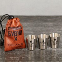 Стопки в чехле, набор 3 шт. × 30 мл