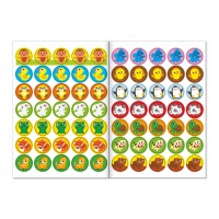 Наклейки кружочки «Малыши и мамы», 16 стр.