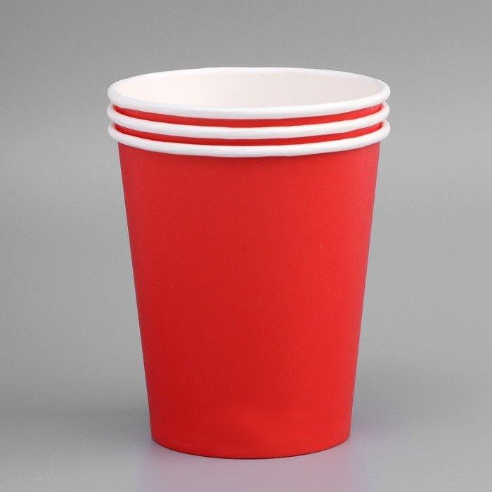 Стакан бумажный "Красный" 250 мл, диаметр 80 мм Стакан бумажный "Красный" 250 мл, диаметр 80 мм