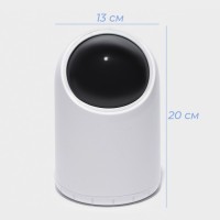 Ведро для мусора сенсорное настольное SAVANNA, 2 л, белое