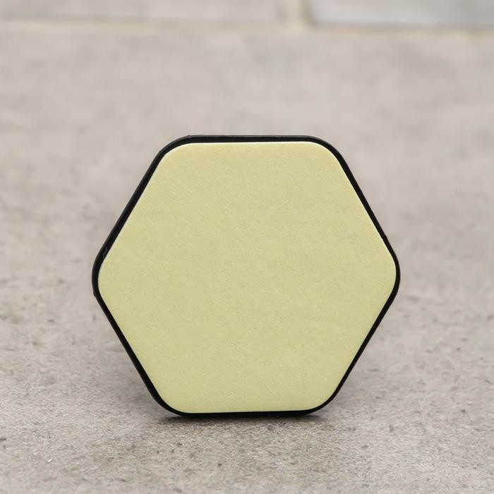 Крючки самоклеящиеся Stölz «Классика», 2 шт., шестиугольник, 5×4.5×3 см, чёрные