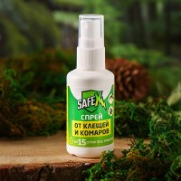 Средство от клещей и комаров SAFEX, спрей, 50 мл
