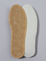 Стельки для обуви, самонагревающиеся, р-р RU до 40 (р-р Пр-ля до 46), 26 см, пара, бежевые