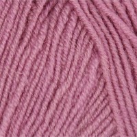 Пряжа "Lanagold fine" 49% шерсть, 51% акрил 390м/100гр (28 сух. роза)