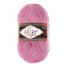 Пряжа "Lanagold fine" 49% шерсть, 51% акрил 390м/100гр (28 сух. роза)
