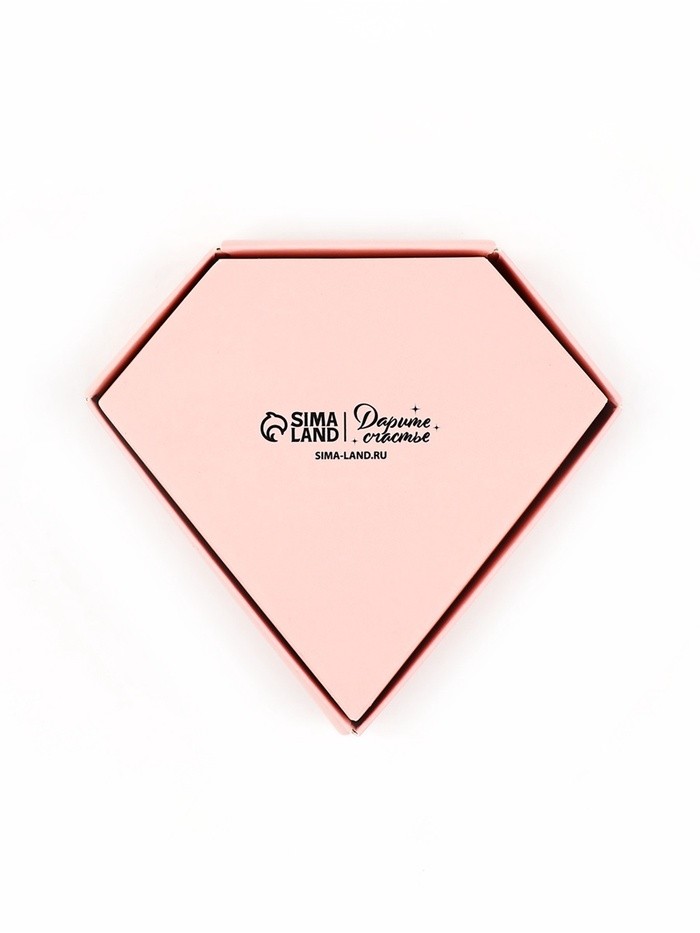 Коробка подарочная под бижутерию «Розовая, тиснение», 10 х 9 х 3.5 см