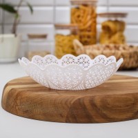 Ваза для хлеба и фруктов «Кубань», d=22 см, рисунок МИКС