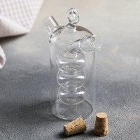 Бутыль 2 в 1 для соусов и масла «Фьюжн. Вихрь», 100/30 мл, 8×4,5×12 см