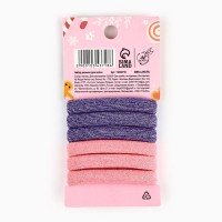 Резинки для волос новогодние «Сказочно красивой» на Новый год, диам, 4 см