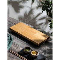 Блюдо для подачи на ножках Adelica «Евразия», 35×15×1,8 см, массив берёзы