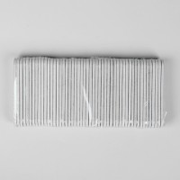 Пилка-наждак, абразивность 180/240, 9 см, фасовка 50 шт, цвет серый