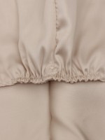 Чалма - тюрбан для волос MINAKU, 25×68 см, тенсель, бежевая