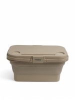 Корзина - столик maclay 2 в 1, складная, 47×28.5×23.5 см, бежевая