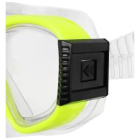 Маска для плавания детская ONLYTOP, цвет жёлтый