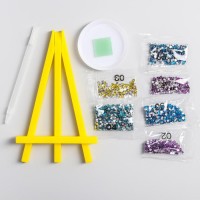 Алмазная мозаика с частичным заполнением для детей «Холодное сердце», 15 х 10 см