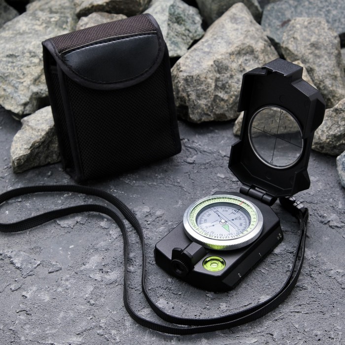 Компас многофункциональный "Искатель", черный