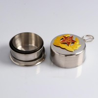 Складной стакан с карабином «Красная звезда», 150 мл, d=6 см