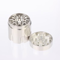 Гриндер для табака «Барабан для патронов», с ситом, 3×3 см, серебро