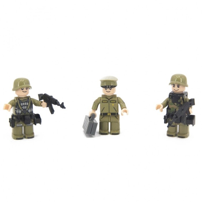Конструктор «Минифигурки трех солдатиков» Конструктор «Минифигурки трех солдатиков»