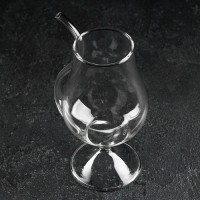 Бокал с трубочкой для вина Magistro «Пантера», 300 мл