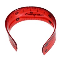 Набор геометрический Calligrata, силиконовый, гибкий, 4 предмета (линейка 15 см, 2 угольника, транспортир), МИКС