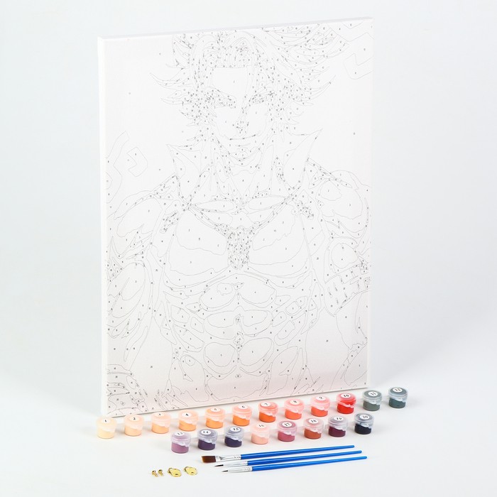 Картина по номерам с подрамником «Накаченный парень», 30 х 40 см