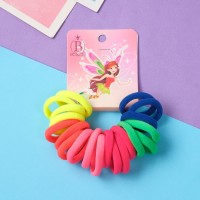 Резинка для волос "Фея Джул" (набор 20 шт) 2,5 см, яркий