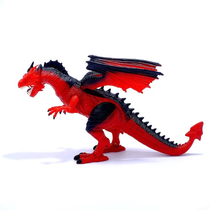 Дракон радиоуправляемый, эффект дыма, световые и звуковые эффекты