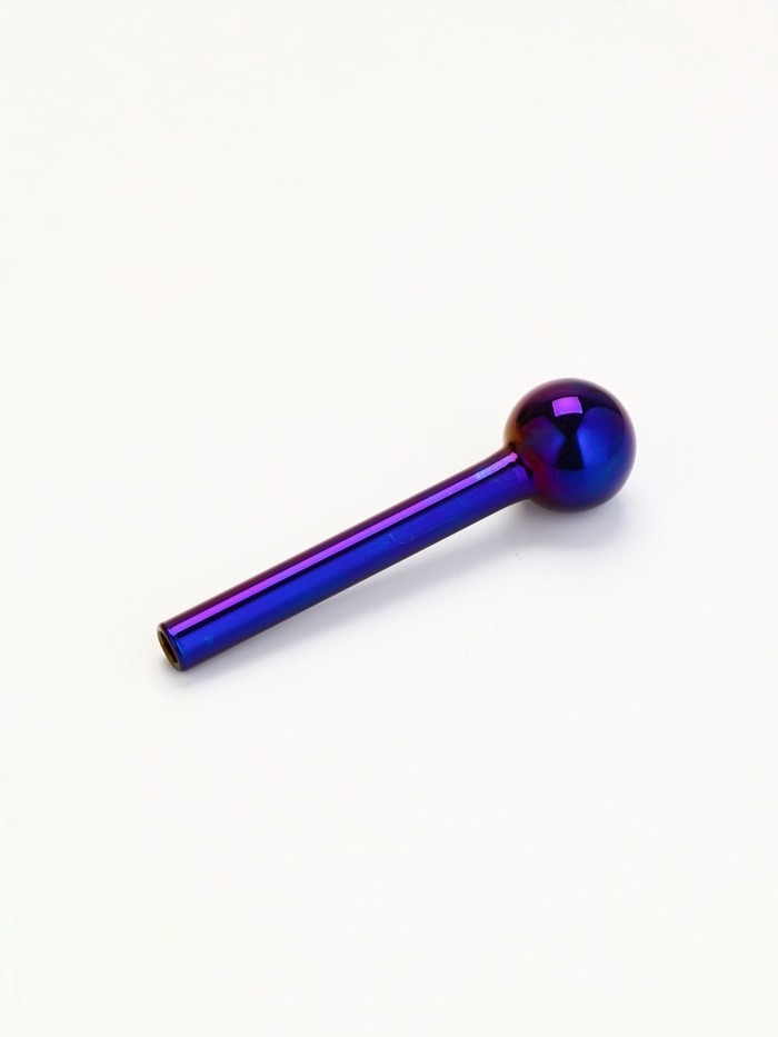 Трубка для курения из стекла, 10 х 2.5 см