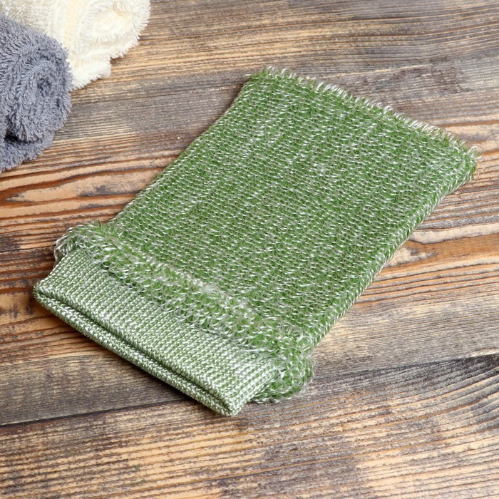 Мочалка банная рукавица "Букле"