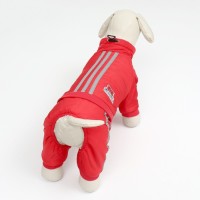 Комбинезон «Спорт» с светоотражающими полосами, размер L (ДС 35, ОГ 45, ОШ 35 см), красный