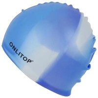 Шапочка для бассейна подростковая, силиконовая, обхват 54-60 см, цвета микс