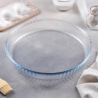 Форма для запекания Borcam, 1,5 л, рифлёная, круглая