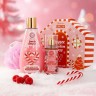Подарочный набор новогодний «Чудес в Новом году», гель для душа, мочалка и мист, URAL LAB