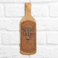 Органайзер настенный с пробкой "Wine time"