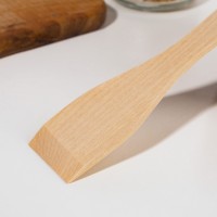 Лопатка деревянная 210х45х4 мм "Берёза ЛЮКС" в евро-слоте