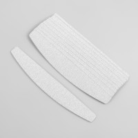 Сменные файлы для пилки, на вспененной основе, лодочка, 100 грит, 18 см, фасовка 10 шт, серые